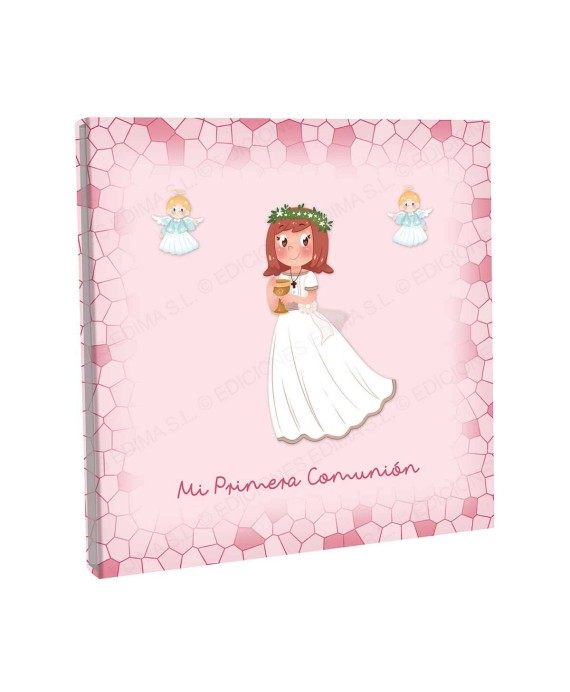 Libro de firmas comunion niña caliz