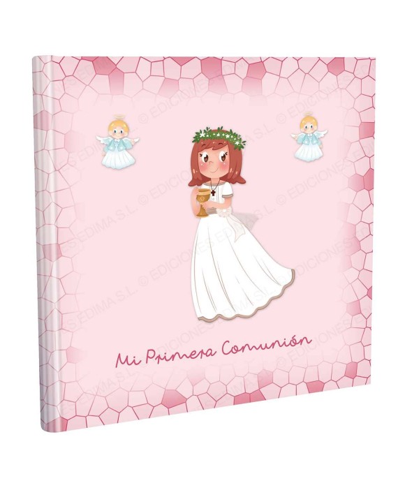 Libro de firmas comunion niña caliz