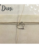 Invitacion de Boda bombillas corazon metal atado