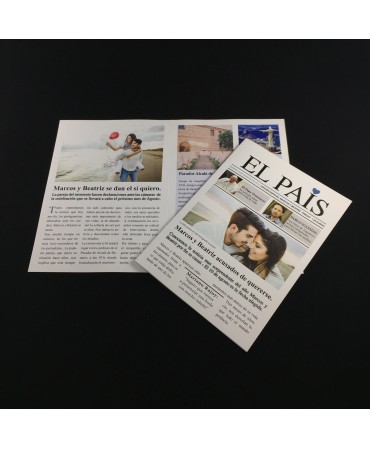 Invitacion de Boda periodico el pais