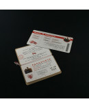 Invitacion de Boda pasaporte y tarjeta de embarque