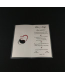 Invitacion de Boda Yin Yan nombres laser troquel