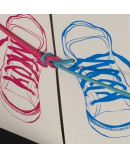 Invitacion de Boda zapatillas portada