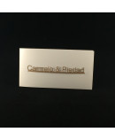 Invitacion de Boda nombres kraft portada laser troquel