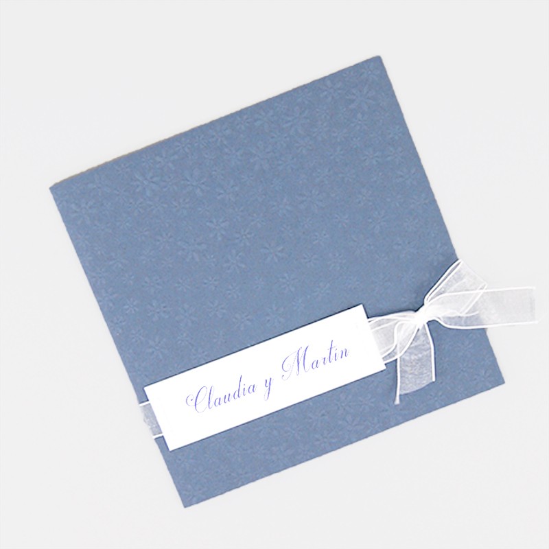 Bolsa Consentimiento Lima Invitacion de boda azul claro elegante - Detalles de Boda