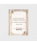 Tarjeta adicional tablas de madera