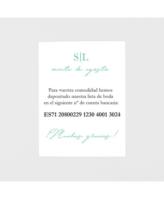 Tarjeta adicional huellas dactilares