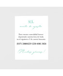 Tarjeta adicional huellas dactilares