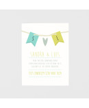 Tarjeta adicional pajaritos de colores