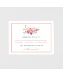 Tarjeta adicional rosas y hortensia