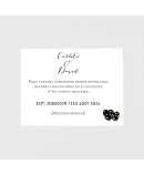 Tarjeta adicional kraft con foto