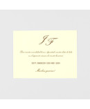 Tarjeta adicional tarjeton marron