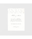 Tarjeta adicional corazones blancos