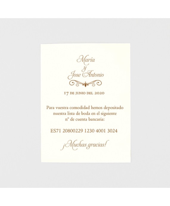 Tarjeta adicional elegante cuadricula