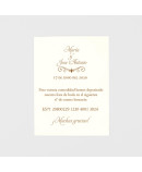 Tarjeta adicional elegante cuadricula