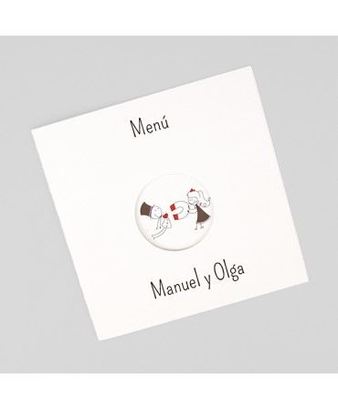 Menu para boda novia iman novio