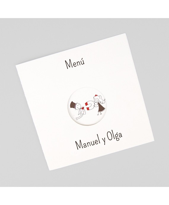 Menu para boda novia iman novio