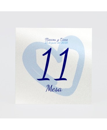 Numero para la mesaalmanaque