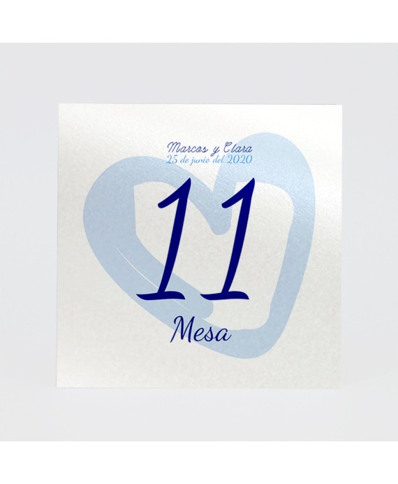 Numero para la mesaalmanaque