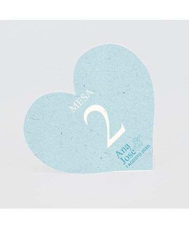 Numero para la mesaconfeti dorado