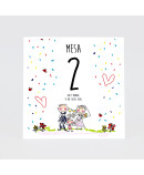 Numero para la mesapapa y mama se casan