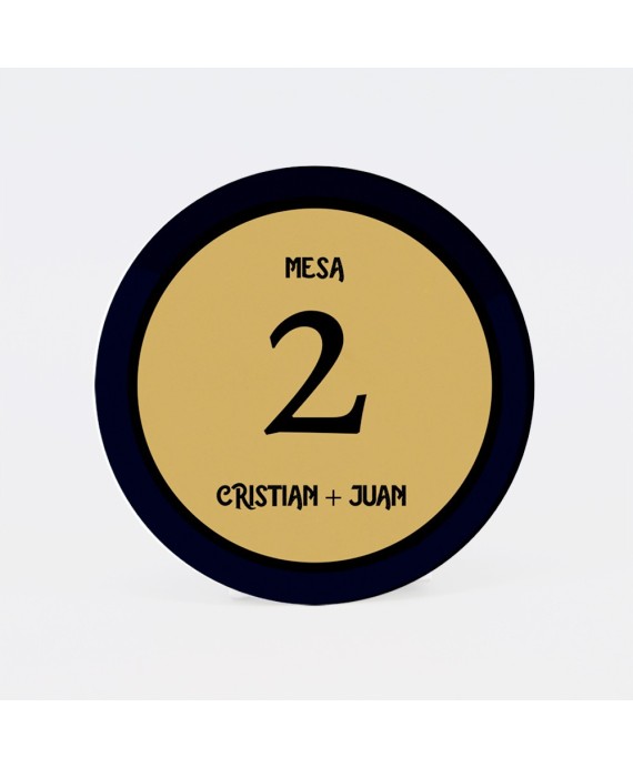 Numero para la mesadisco de vinilo