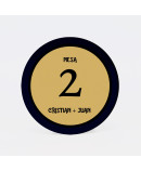 Numero para la mesadisco de vinilo