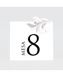 Numero para la mesaportada grafito con tarjetas