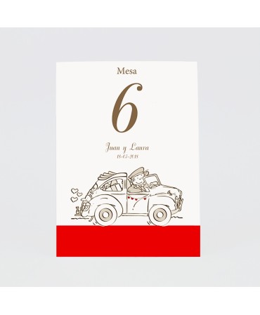 Numero para la mesapapa y mama dicen si en coche