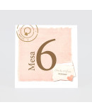 Numero para la mesatela de saco