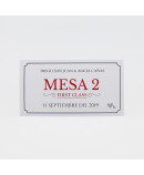 Numero para la mesaParis avion portada tarjetas embarque