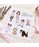 Invitación de boda papa y mama se casan en furgoneta