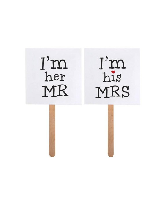 Accesorios para photocall mr & mrs