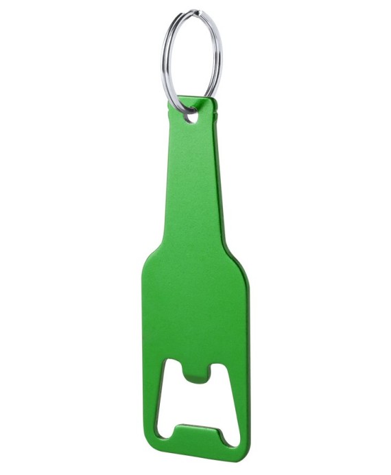 Llavero abridor en forma de botella