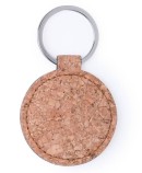 Llavero corcho natural redondo