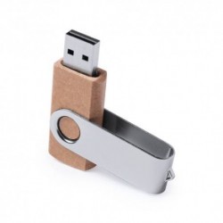 USB cartón reciclado 16 gb presentado en estuche