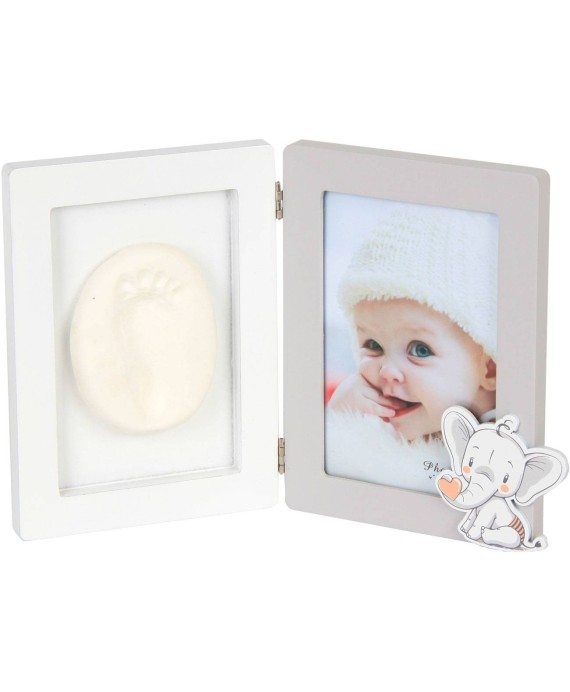 Marco para foto + huellas elephant