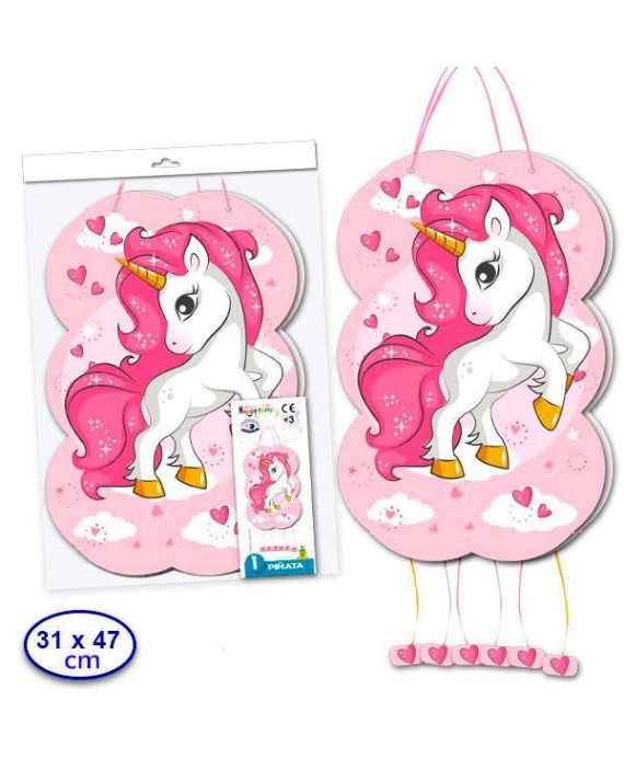 Piñata unicornio fucsia