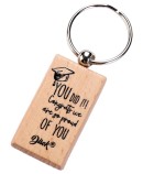 Llavero you did it madera