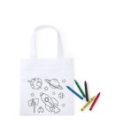 Bolsa para colorear space non woven 5 ceras incl.