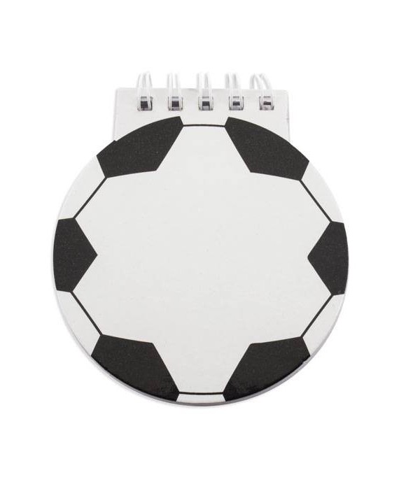 Libreta anillas notas fútbol