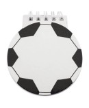 Libreta anillas notas fútbol