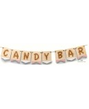 Guirnalda Madera Candy Bar Pintada