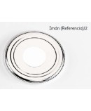 Chapa imán coche novios personalizada