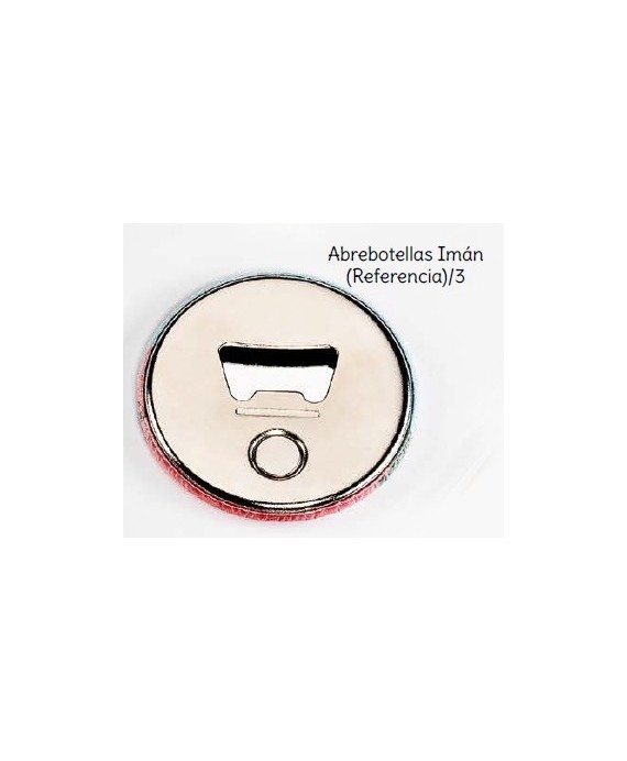 Chapa abrebotellas-imán novios ramo