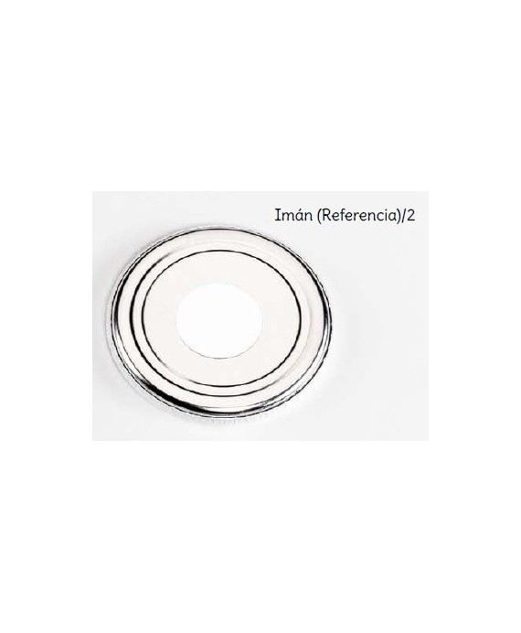 Chapa imán novios ramo personalizada