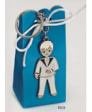 Cajita llavero niño comunión marinero c. c/4 peladillas.