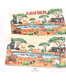 Puzle 80 piezas animales sabana