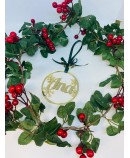 Bola de navidad personalizada metacrilato