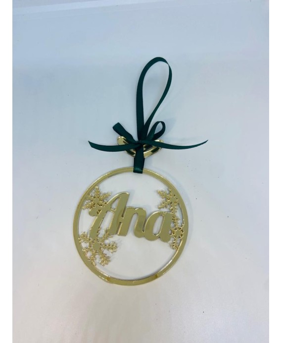 Bola de navidad personalizada metacrilato